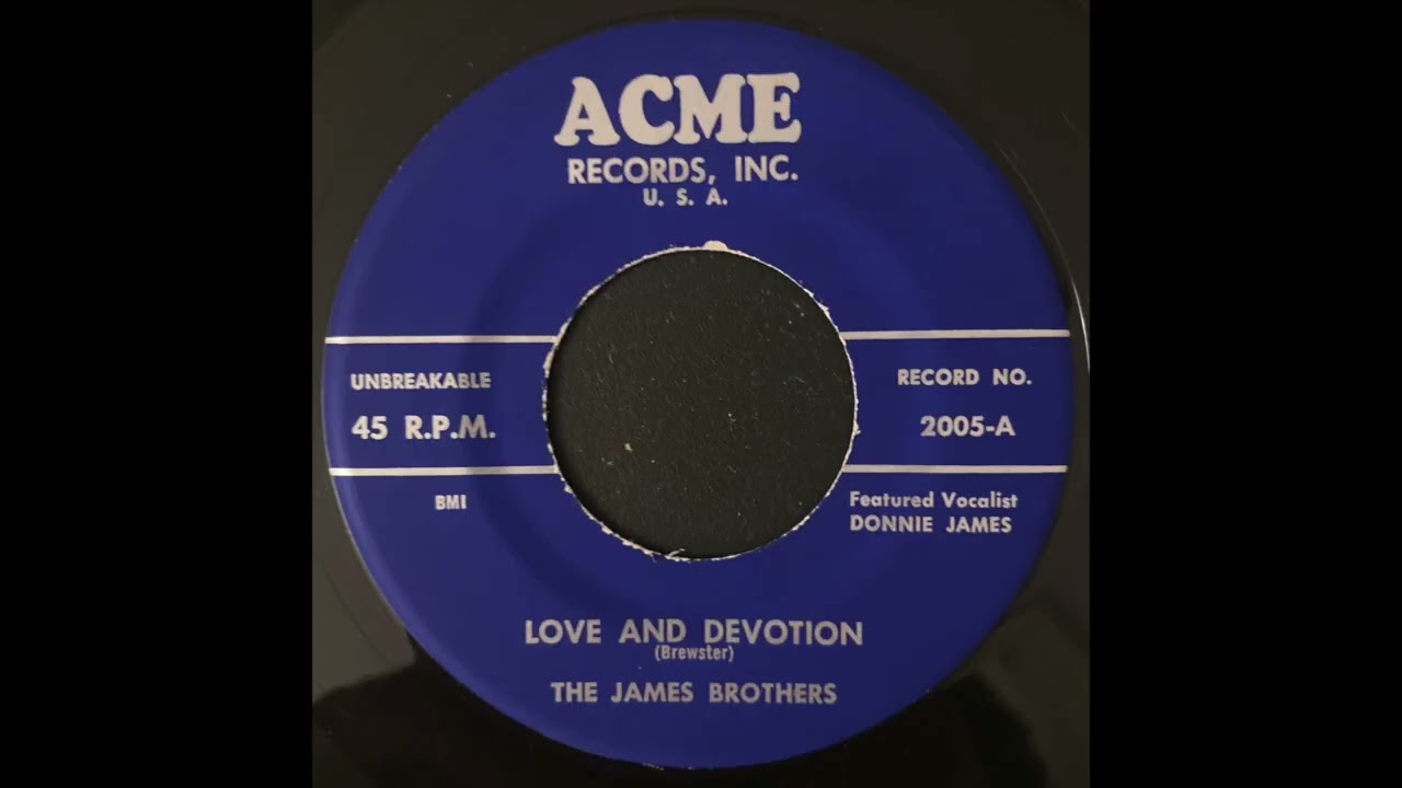 The James Brothers - Love and Devotion - ACME - 1960? - pop vocal duo