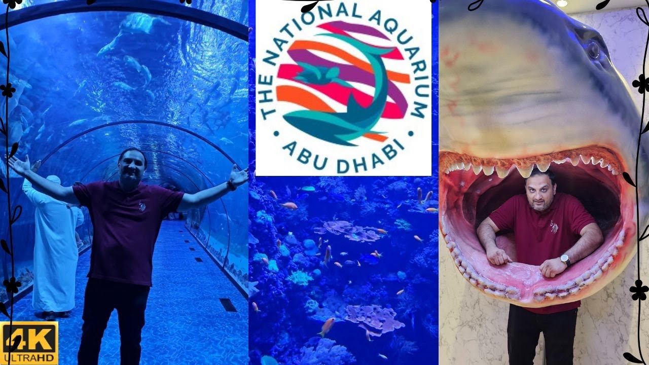 National Aquarium, Abu Dhabi | Largest aquarium in UAE | Full Tour #video #vlog #aquarium #marine