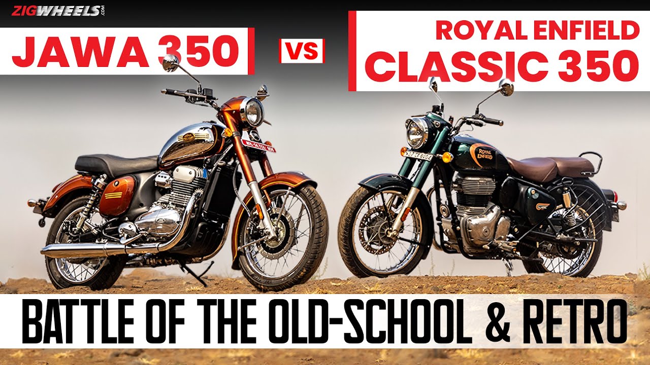 Royal Enfield Classic 350 vs Jawa 350 | The truly retro motorcycles face off in the real world |