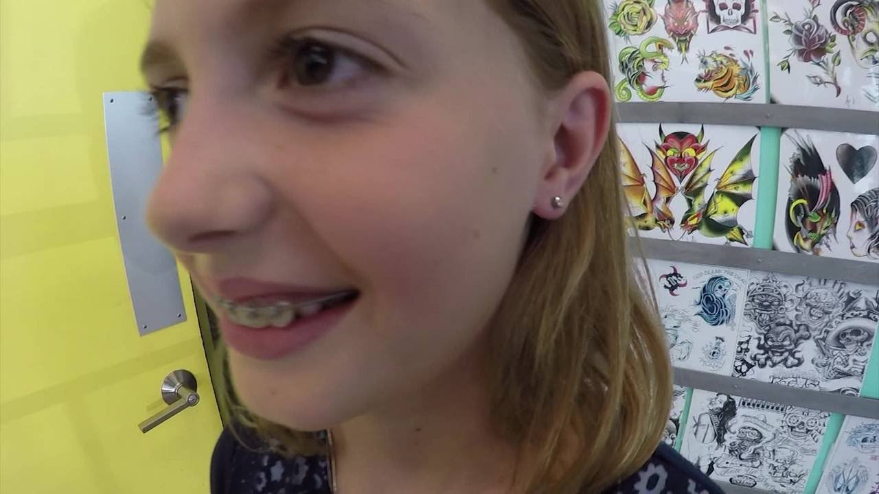 Ear piercings at tattoo parlors