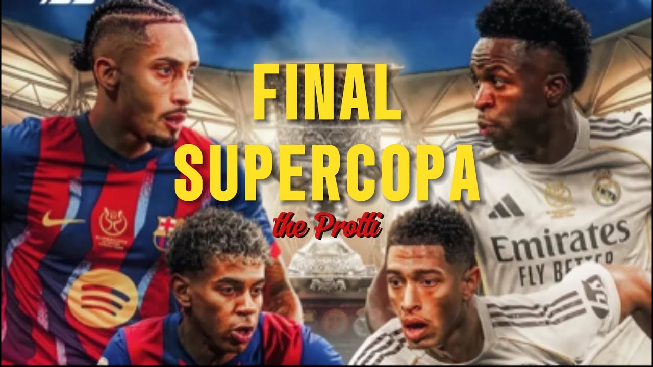 BARCELONA 🔴🔵 v REAL MADRID ⚪️🟡 | Supercopa de España | Predicción + Comentarios