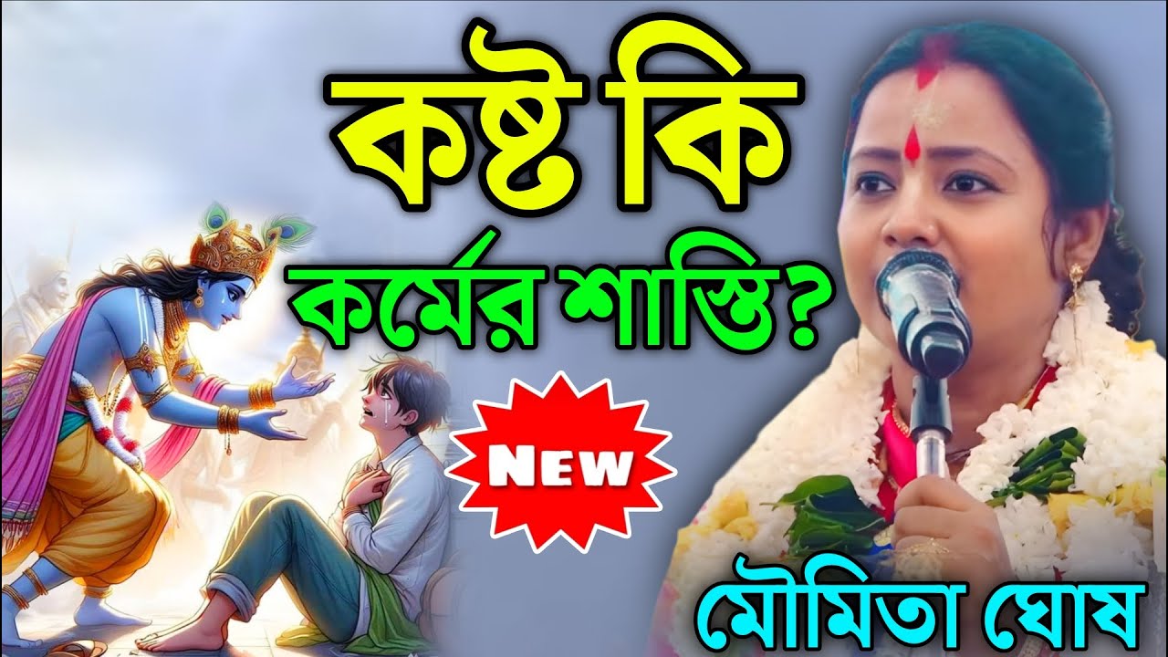 কষ্ট কি কর্মের শাস্তি? | মৌমিতা ঘোষ কীর্তন || Moumita Ghosh Kirtan 2026