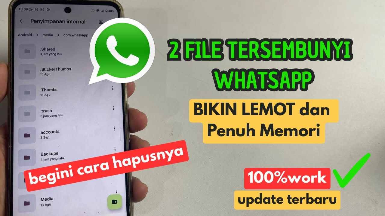 HP Lemot Karena WhatsApp? Hapus 2 File Sampah Ini Biar Langsung Ngebut!
