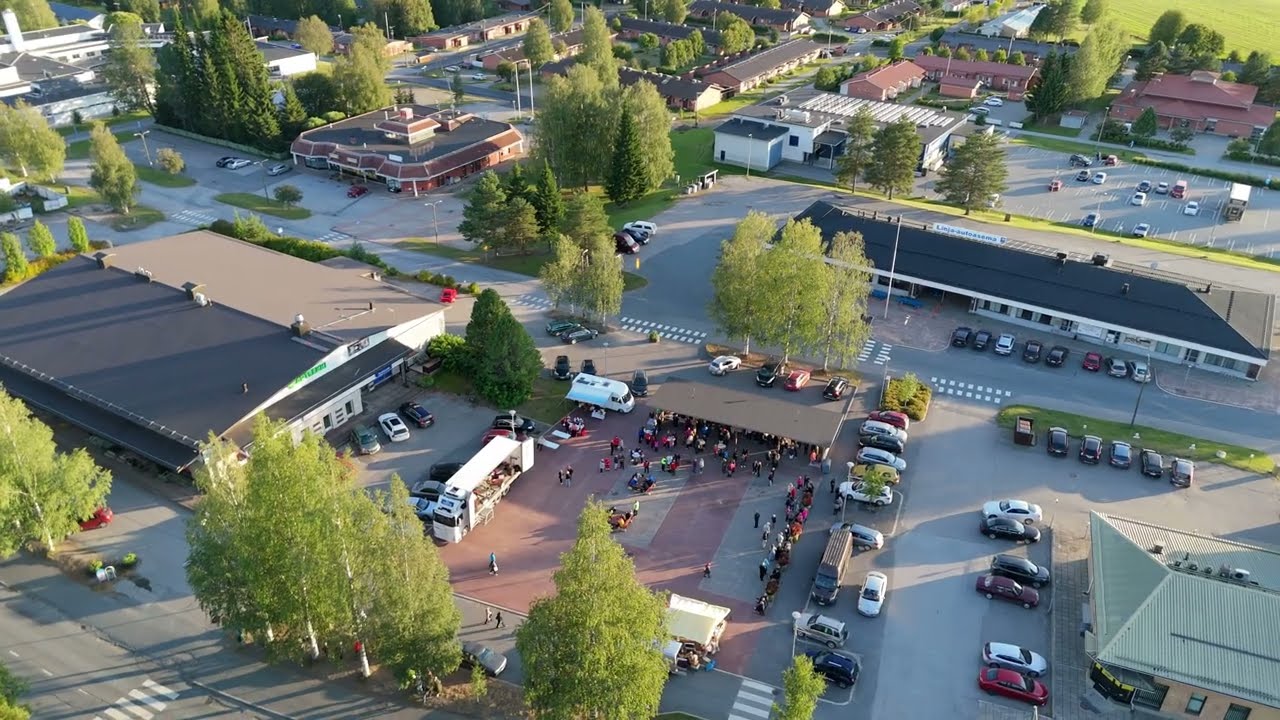 Vierem&auml; by drone, mm. Yl&auml;-Savon Maakuntajuhlat / Upper Savonia Regional Festival, Finland, 22.8.2025