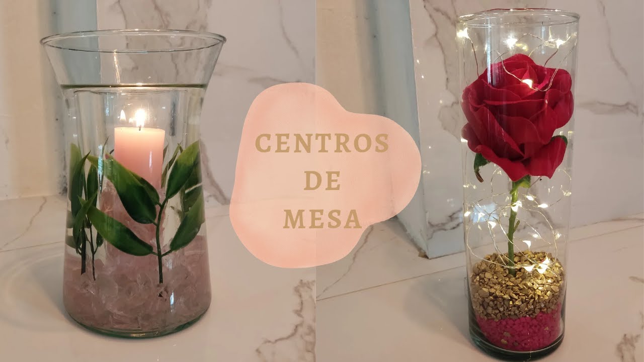 Centros de Mesa sencillos y bonitos #decoracion #diy #centrosdemesa