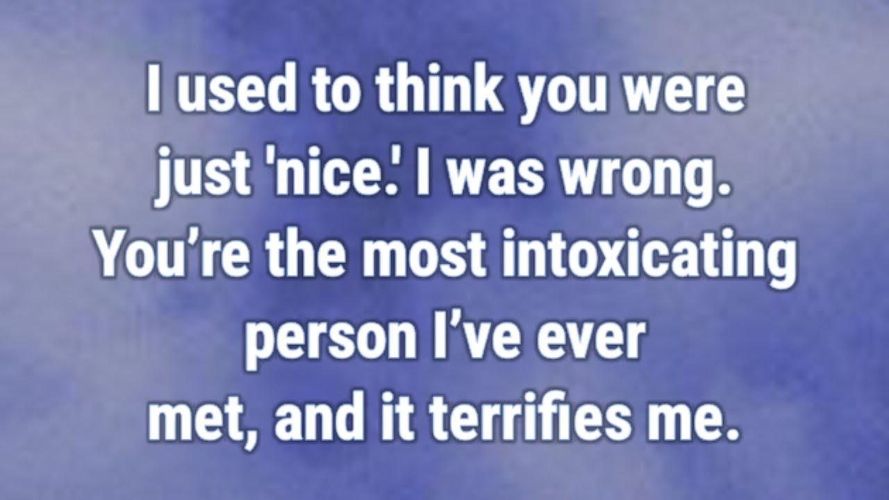 💟 Ты самый завораживающий человек, которого я когда-либо встречал, и это меня пугает.