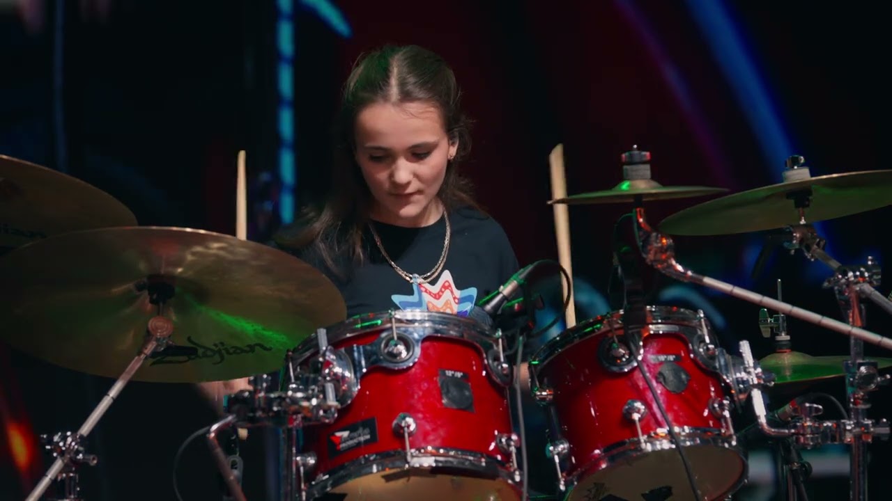 Uptown Funk Drum Cover Софія Дудник  #drumislandfest Drum Island Fest