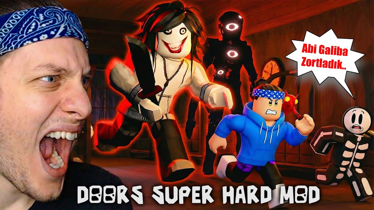 DOORS SUPER HARD MOD ve JEFF'ten KAÇIŞ (99 TANE)