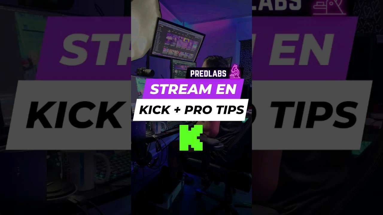C&oacute;mo hacer Stream en KICK + PRO TIPS! Gu&iacute;a b&aacute;sica, escenas, audio y video. #kick #streamer #tips