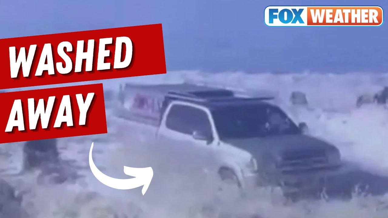 'We've Completed About A Dozen Rescues In Water': Monster Waves Washes People Away In California