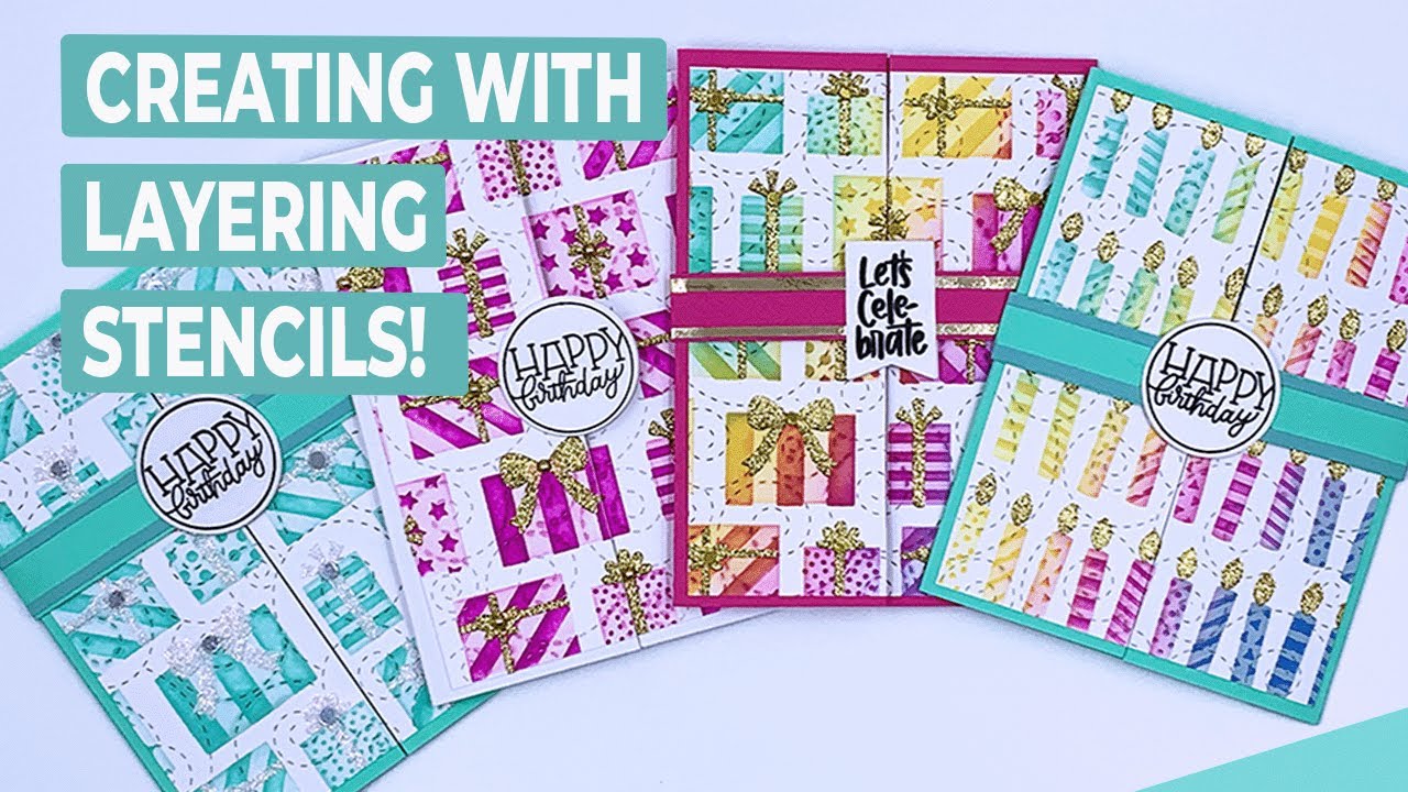 Creating With Layering Stencils!