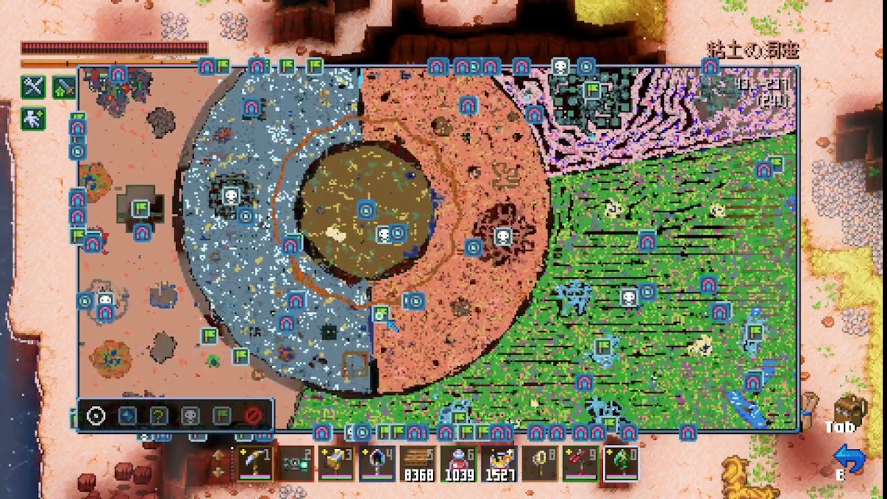 【ネタバレ】Ver1.2.0.3のボス座標等シード値#26【CORE KEEPER】