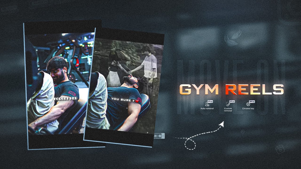 Move On GYM Reels Edit In Capcut 💔🏋️|| Gym Edits | Full Breakdown