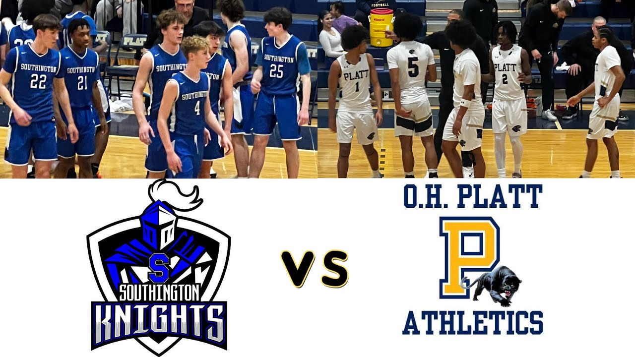 Platt Panthers 🏀 Southington Blue Knights Varsity Basketball 2025-26 @maxpreps 