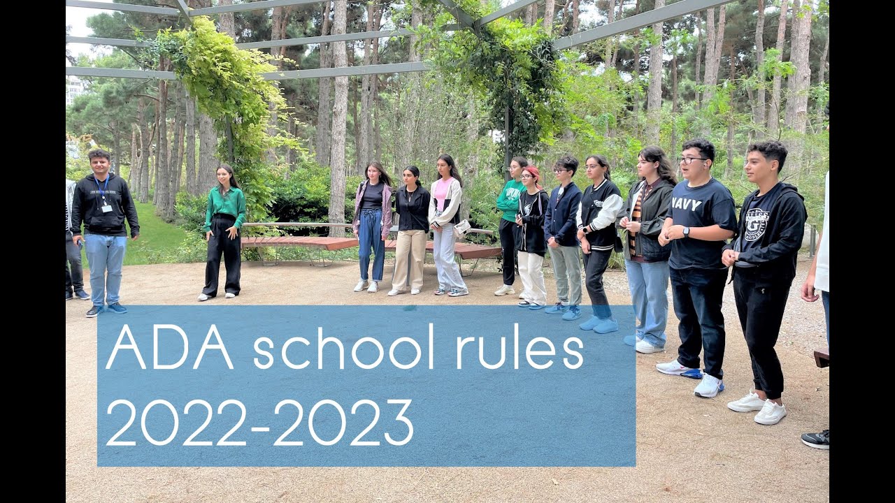 ADA school rules, 2022-2023