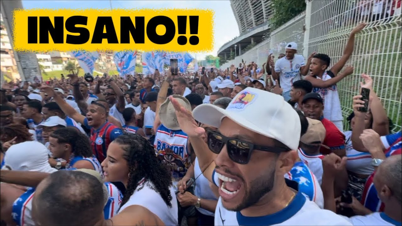 😱🔥🤩AGORA: TORCIDA DO BAHIA FAZ FESTA INSANA NA FONTE NOVA A ESPERA DO BAHIA. BAMOR FAZ A FESTA 