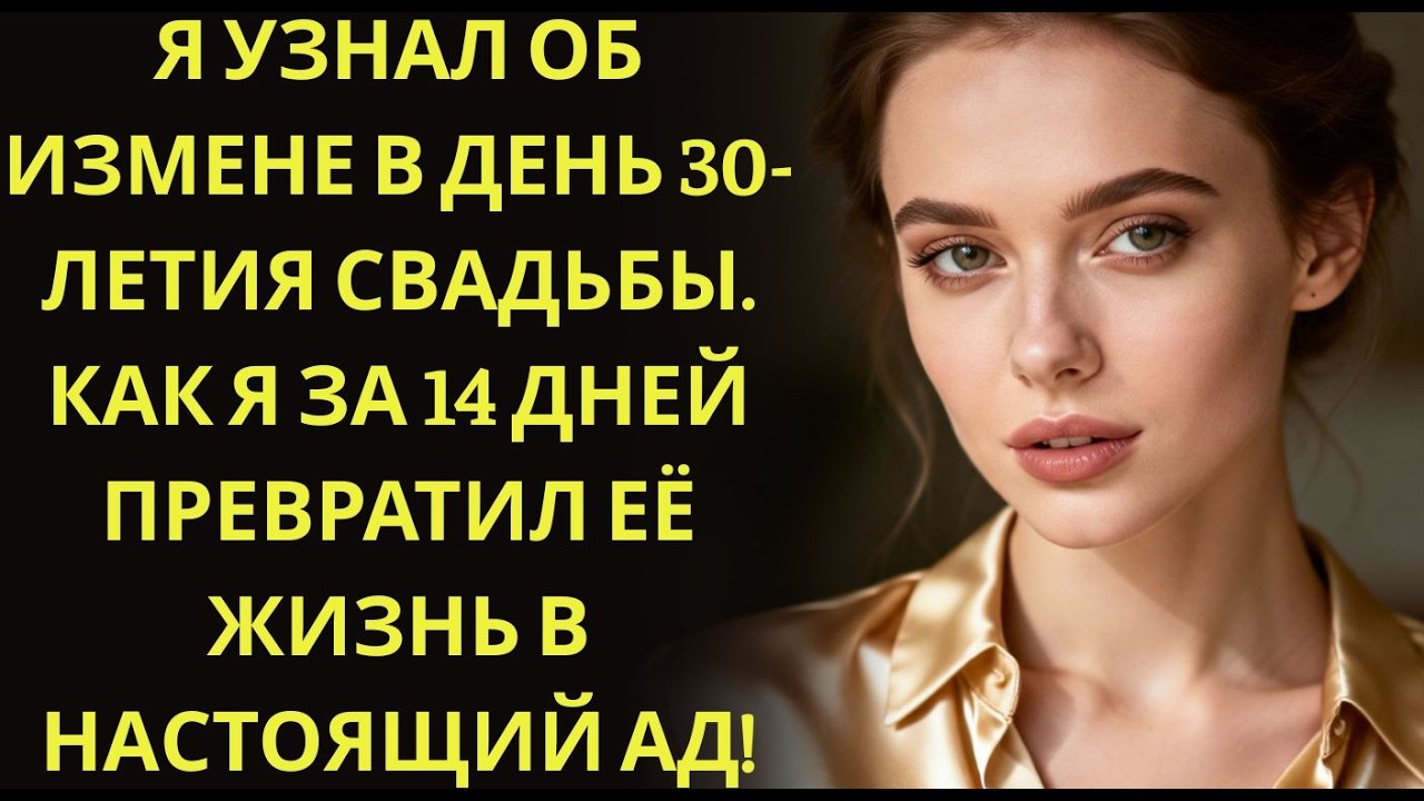 Я узнал об измене в день 30 летия свадьбы  Как я за 14 дней превратил её жизнь в настоящий ад!