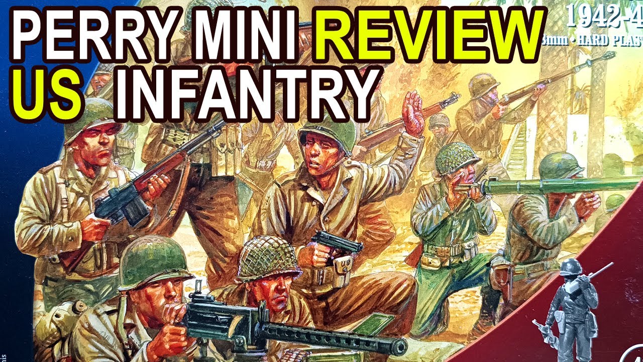 US WW2 INFANTRIE PERRY MINIATURES REVIEW! Ich benutze DIESE für BOLT ACTION! 28mm Plastik Soldaten!!