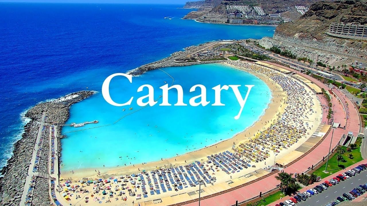 Flying Over Canary Islands by Drone