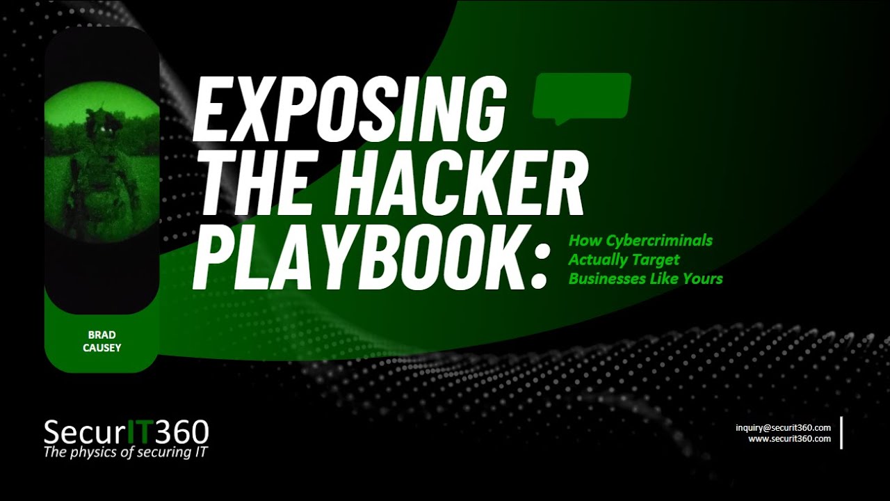 Exposing The Hacker Playbook
