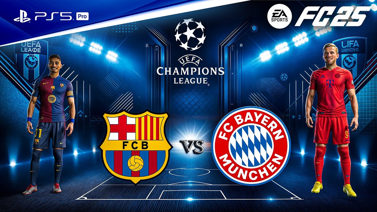 FC 25 - Barcelona vs. Bayern Munich | UEFA Champions League Semi Final | PS5™ Pro [4K60]