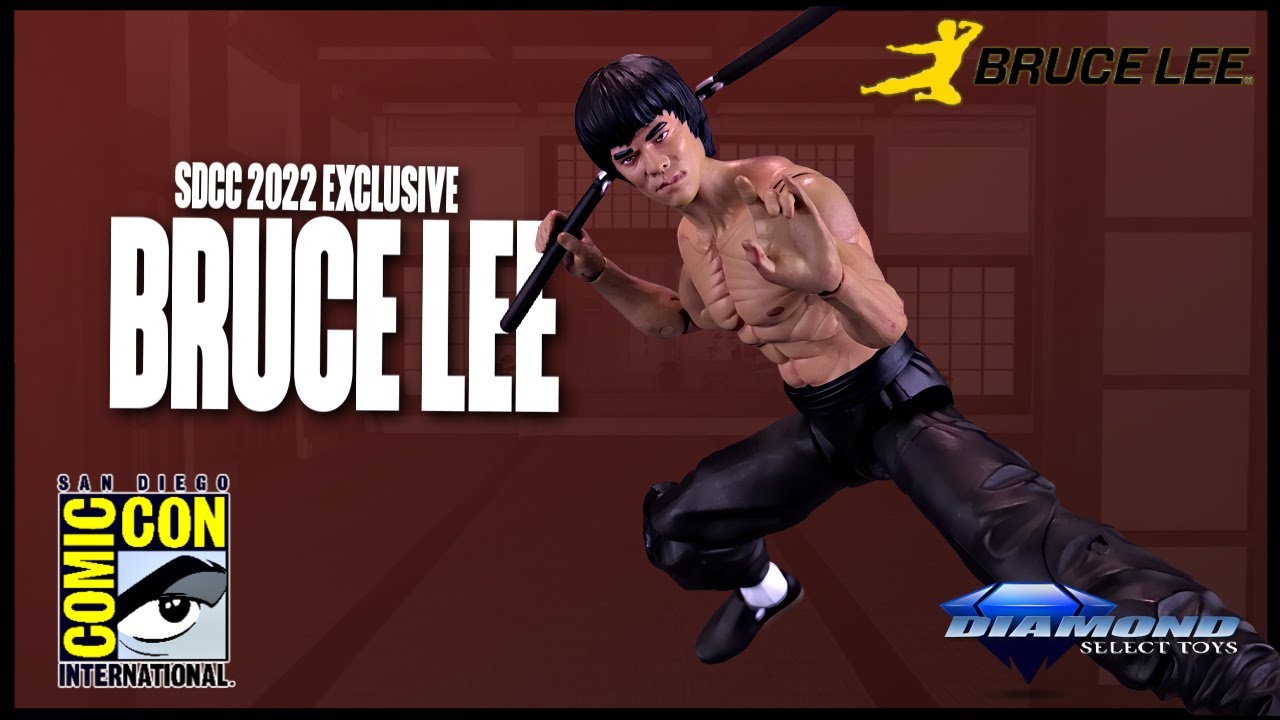 Diamond Select Toys Bruce Lee VHS SDCC 2022 Exclusive Figure Review @The Review Spot