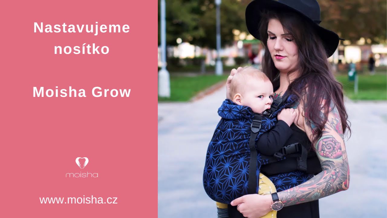Návod na nastavení nosítka Moisha Grow