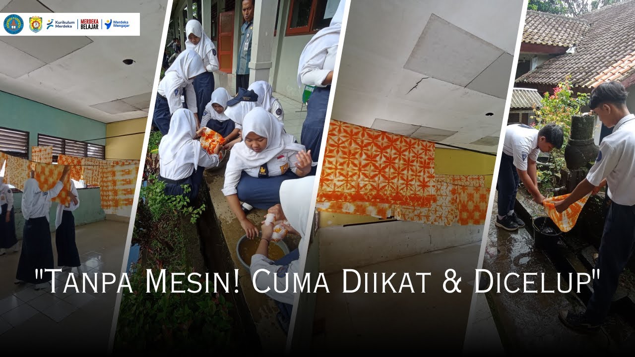 TIE-DYE Batik Cuma di ikat dan di celup