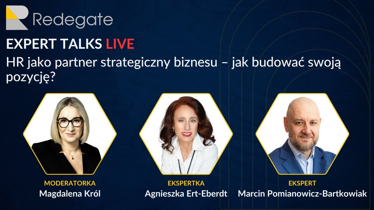 Expert Talks Live: HR jako partner strategiczny biznesu - jak budować swoją pozycję?