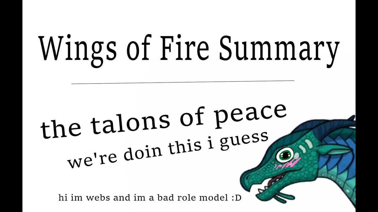 So These Are Basically the Talons of Peace (WoF Summary #9)