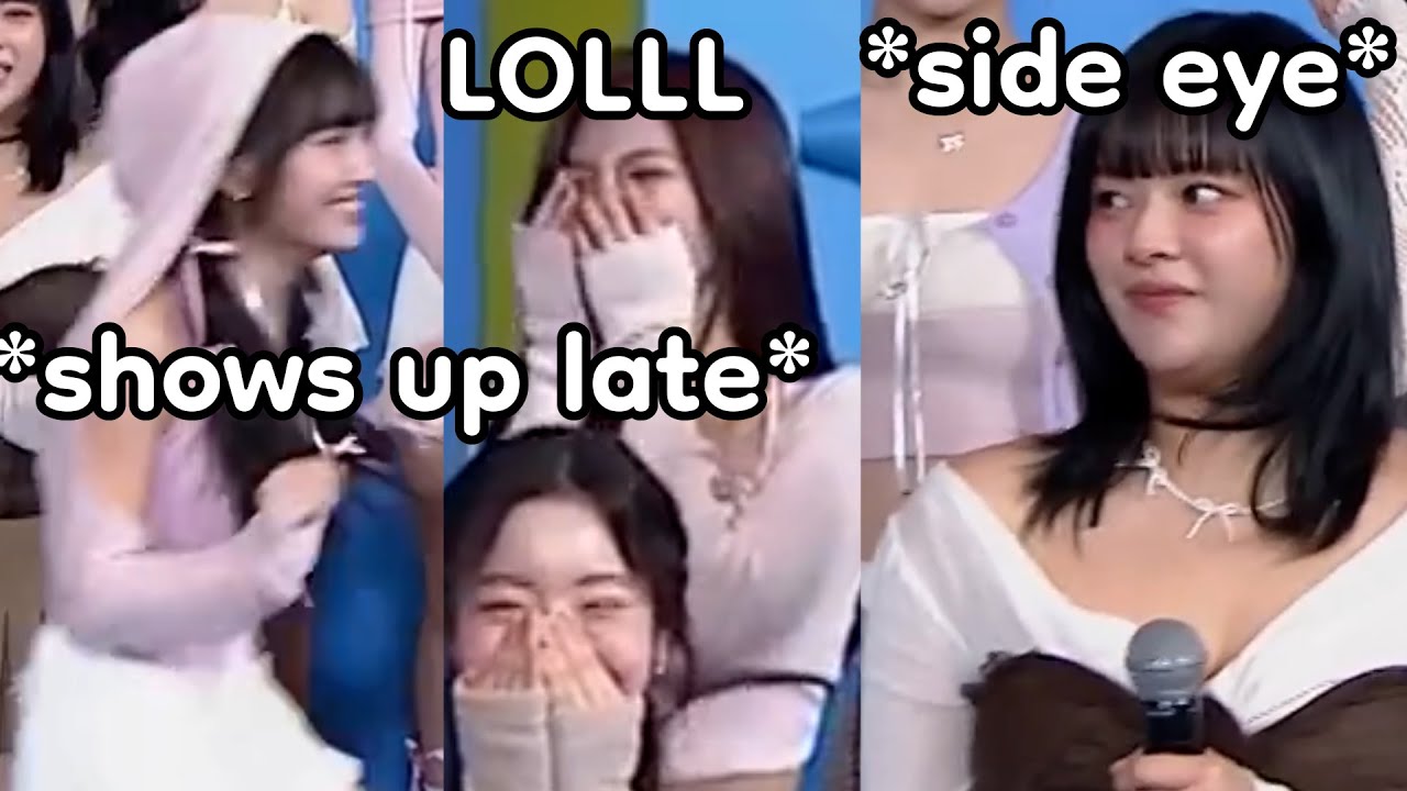 momo shows up *LATE* to music show interview (and gets side-eyed)