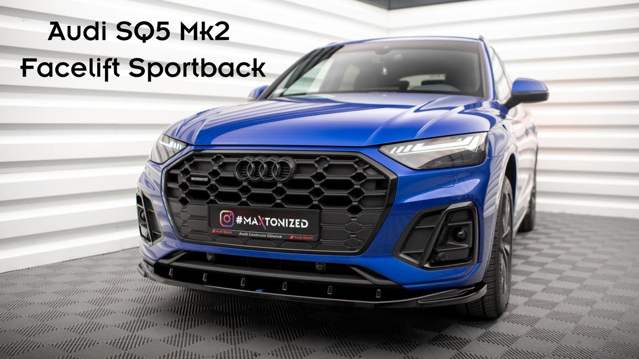 Audi SQ5 Mk2 Facelift Sportback | Maxton Design Splitter Set | Presentation #148