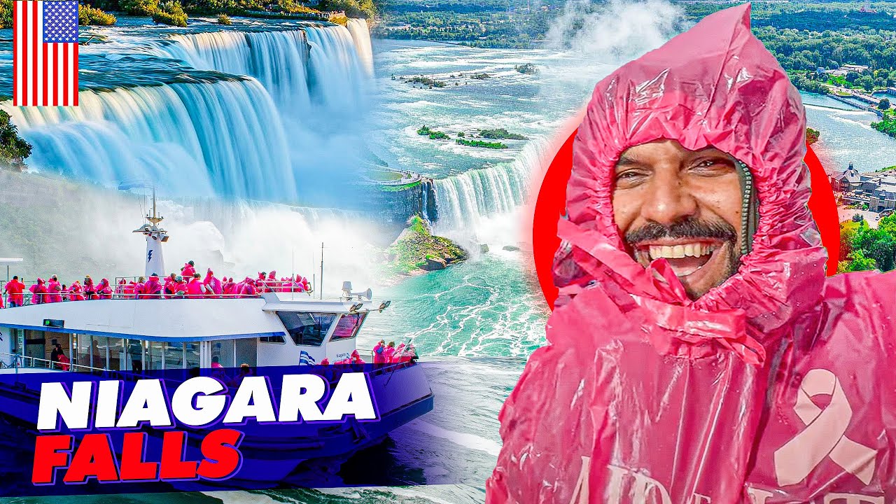 Amazing NIAGARA FALLS 🇺🇸 Full Enjoyment 😍 USA 🇺🇸 Canada 🇨🇦 Border | Cruise Ship🚢 Detailed guide