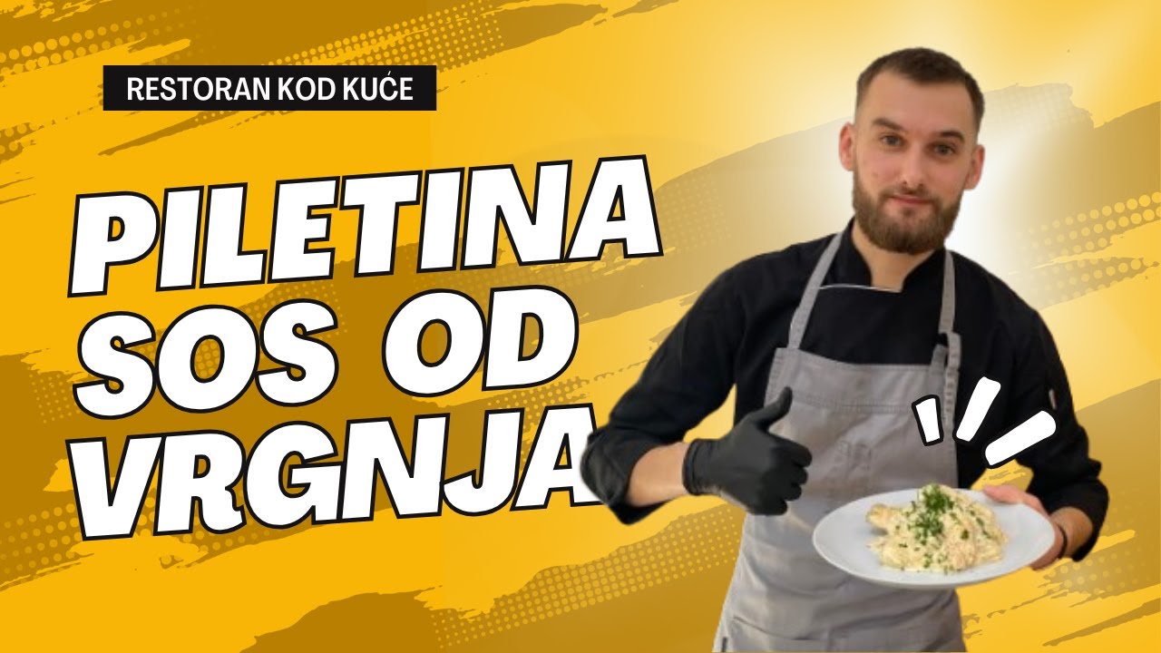 PILETINA U KREMASTOM SOSU - RESTORANSKI KLASIK KOD KUĆE *vrganj*