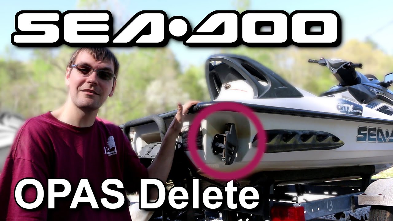 Seadoo Water Leak? Check your OPAS! Removal & Block-Off of OPAS System