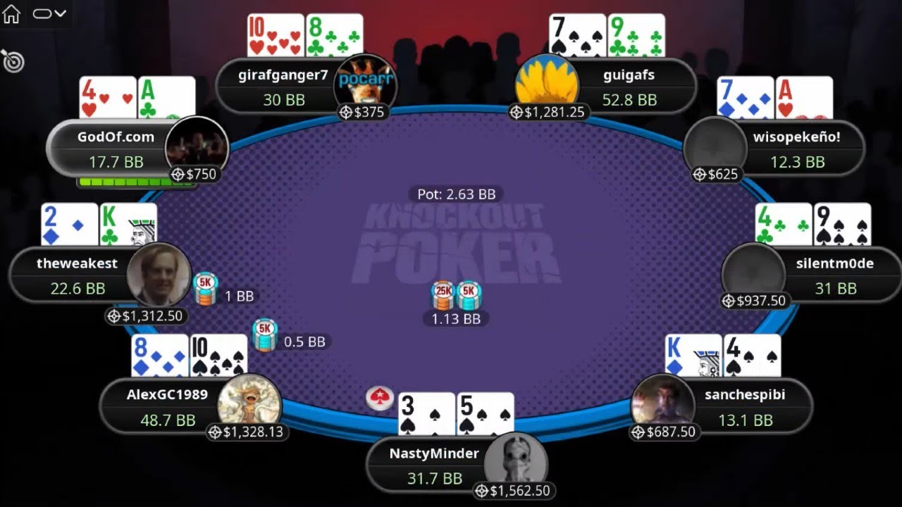 Carnival Series 24-H $1K PKO girafganger7 | NastyMinder | wisopeke&ntilde;o! - Final Table Poker Replays