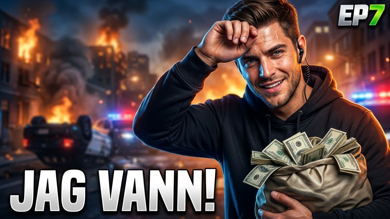“EP7: Efter Allt Kaos – Jag Klarar Rundan Till Slut!  Crime Simulator”