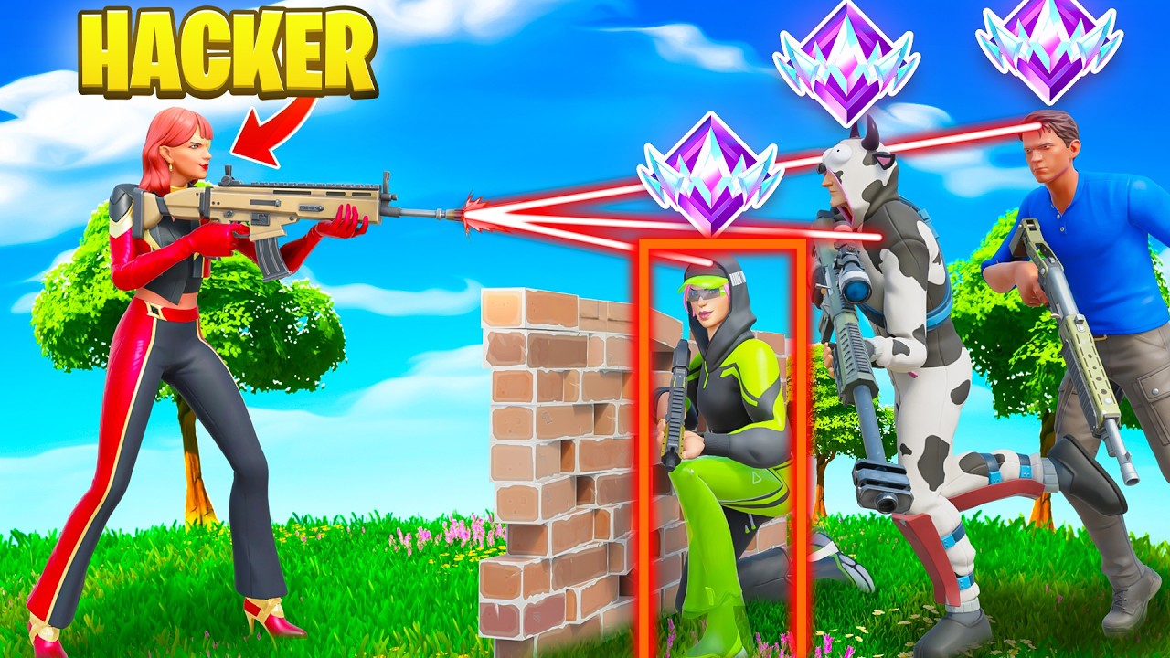 MAGICAN CHEATET GEGEN 4 YOUTUBER IN FORTNITE...
