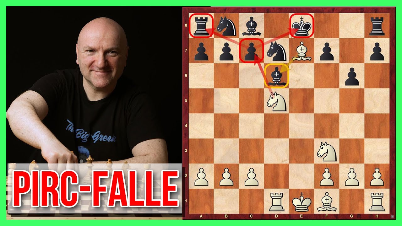Eröffnungsfalle gegen die Pirc-Verteidigung