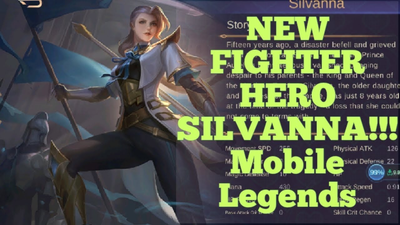 UPCOMING HERO SILVANNA FIGHTER!! Check her skills!! Mobile Legends Bangbang