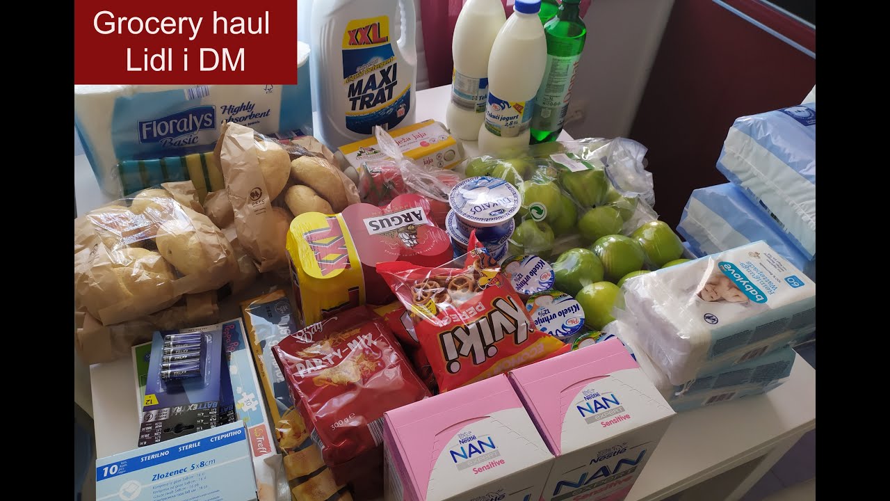 Grocery haul - Lidl i DM