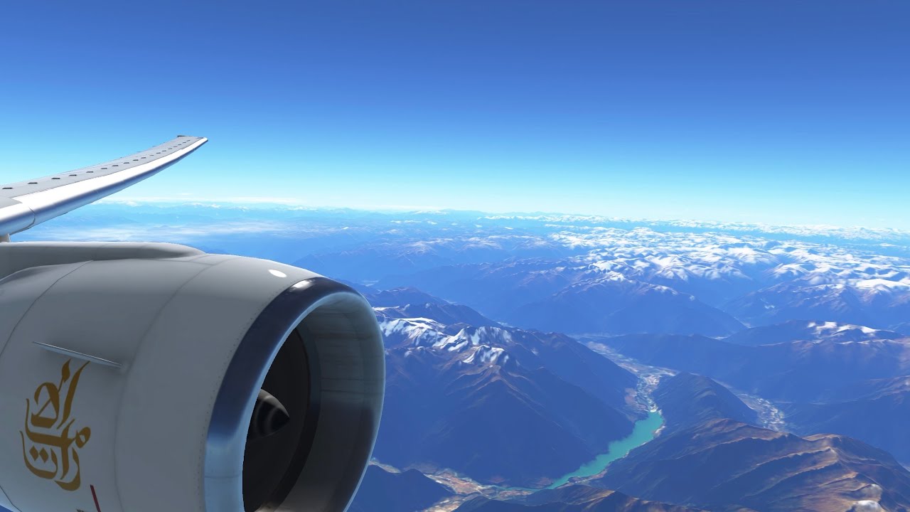 SkyCruise 16 | Emirates B777-300ER | Part 1 - Tokyo (RJTT) to Dubai (OMDB) | Window-View