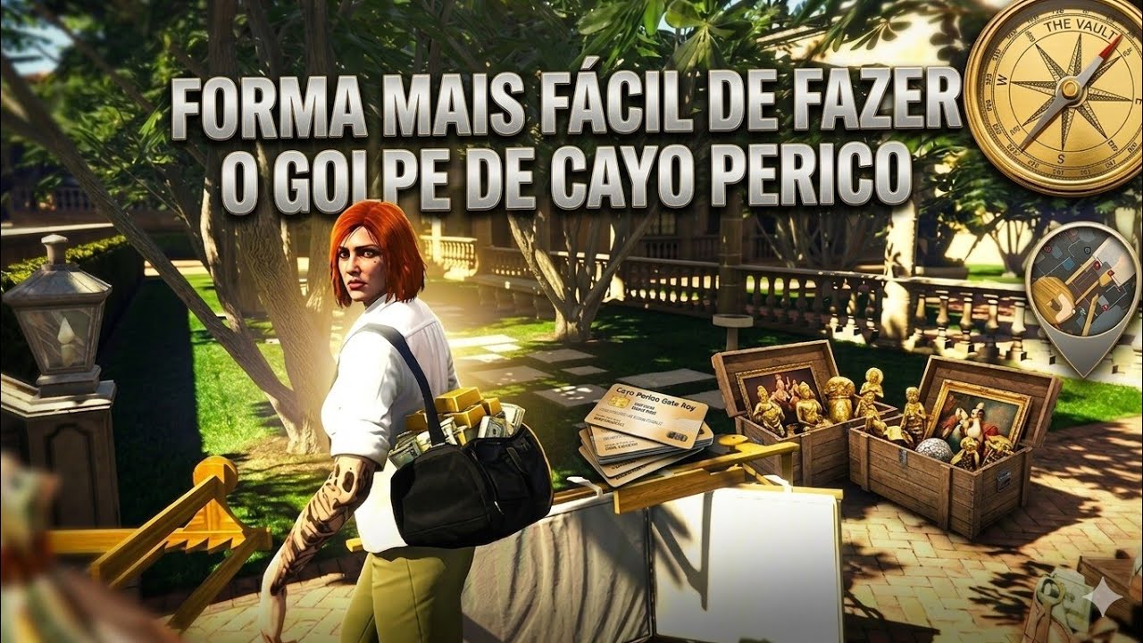 Grand Theft Auto V Cayo Perico minha rota 2026