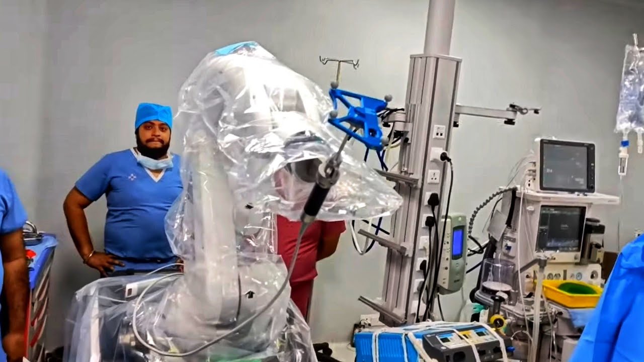 Preparation of Robotic System for Knee Replacement