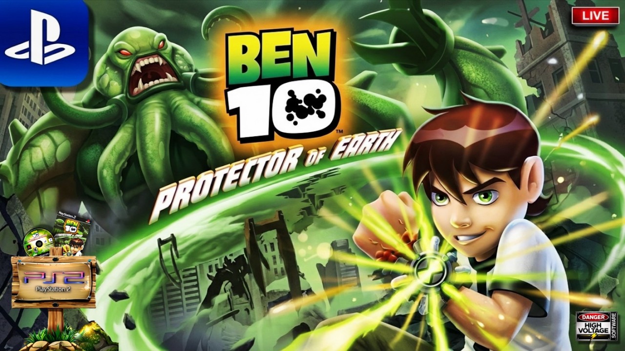 Ben 10: Protector of Earth [2007] || Part-1 🎪🔟 || Live Stream 🔴 ||  High Voltage Software 🎥