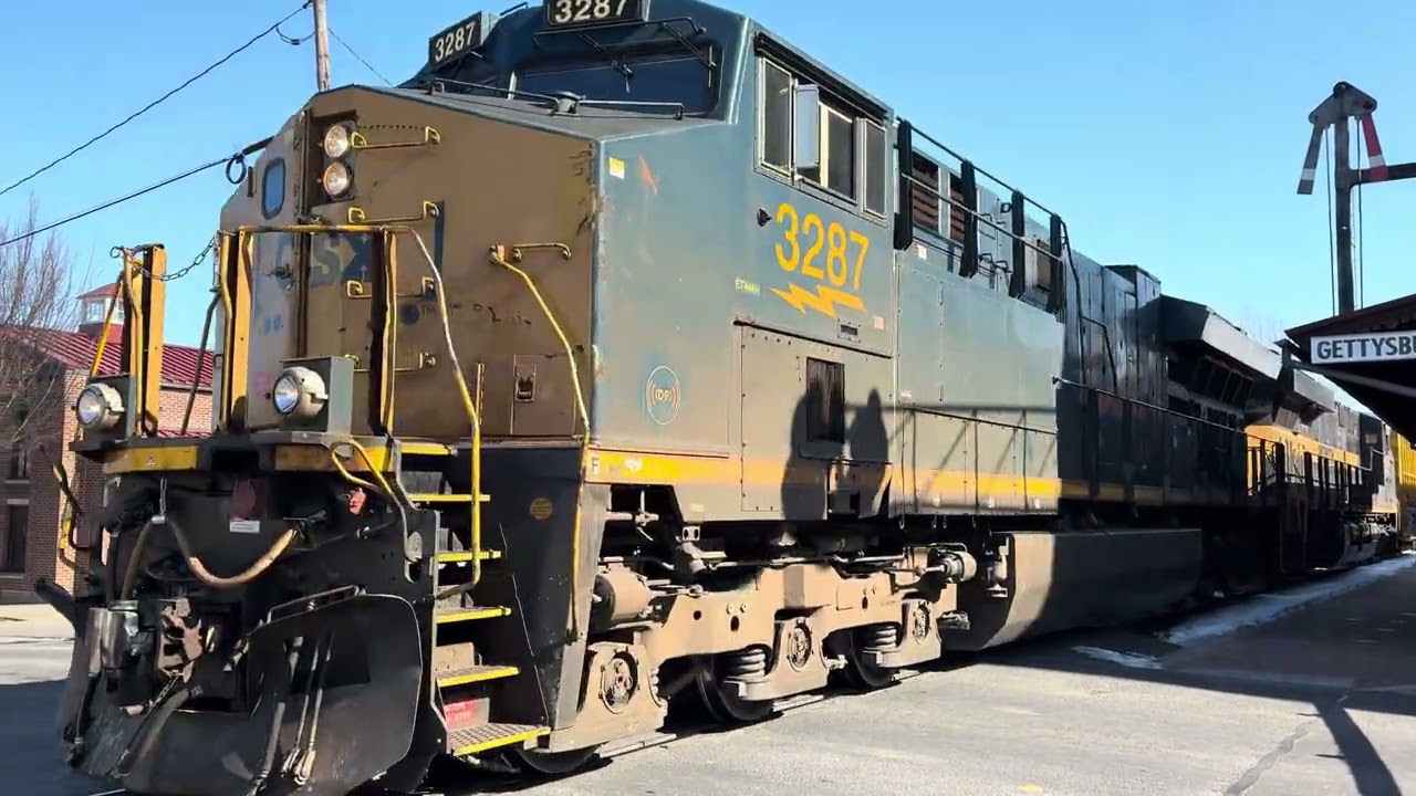 CSX L137 with the Monon Heritage Unit in Gettysburg - 2/13/26