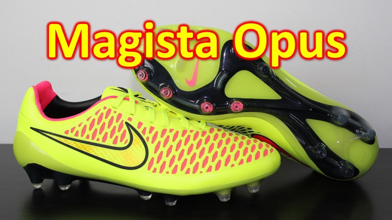 Nike Magista Opus Volt/Hyper Pink - Unboxing + On Feet