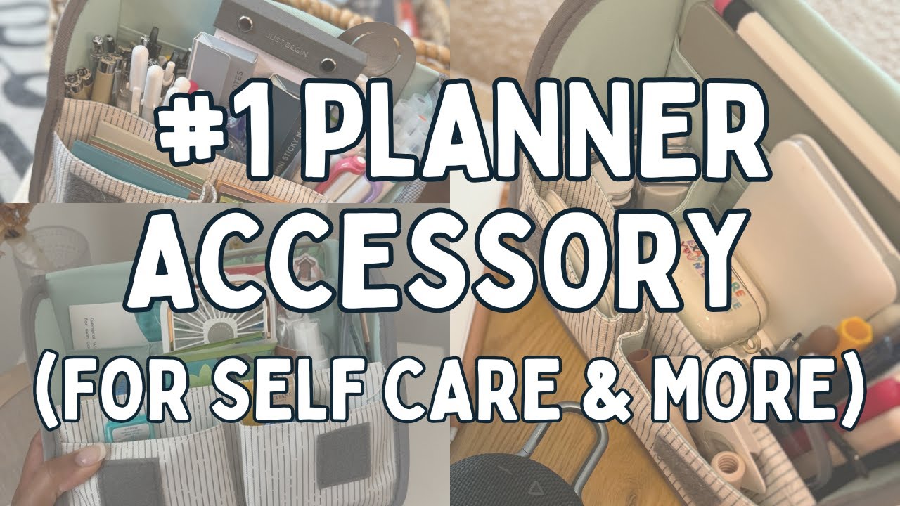 My Most Used Planner Accessory (How I Re-Purpose My Accessories for Self Care, Planning + More!)