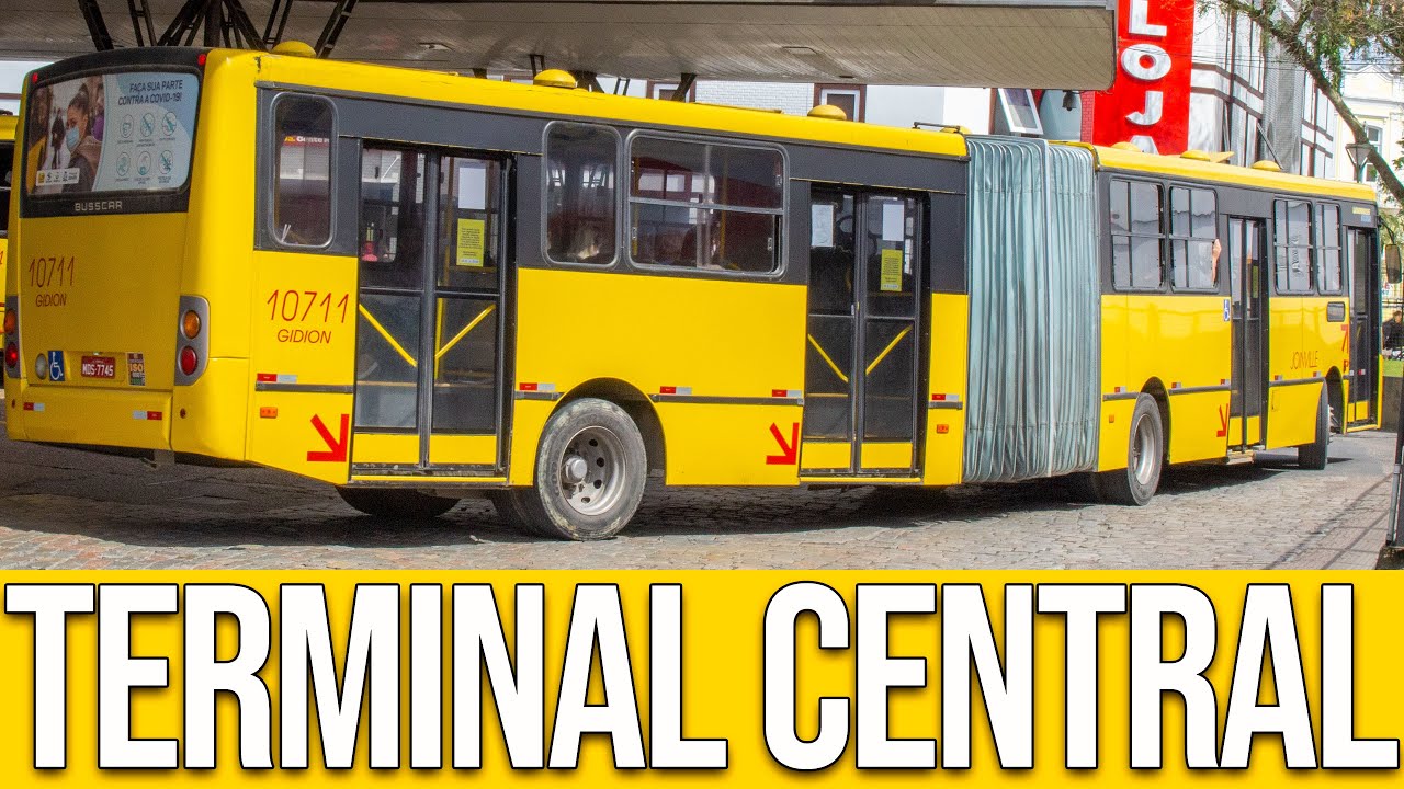 Terminal Central (Joinville/SC) - Movimentação de Ônibus #553
