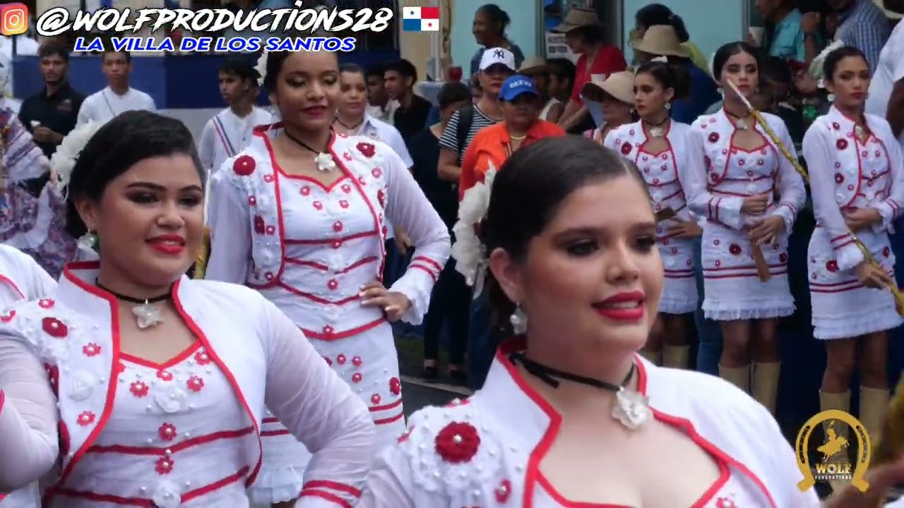 Colegio Manuel María Tejada Roca en Desfile del 10 de Noviembre en La Villa de Los Santos 2024